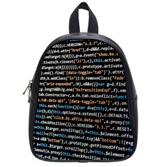 Close Up Code Coding Computer School Bag (small)