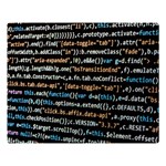 Close Up Code Coding Computer Two Sides Premium Plush Fleece Blanket (Large) 80 x60  Blanket Front