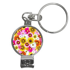 Flowers Blossom Bloom Nature Plant Nail Clippers Key Chain by Hannah976