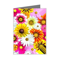 Flowers Blossom Bloom Nature Plant Mini Greeting Card by Hannah976