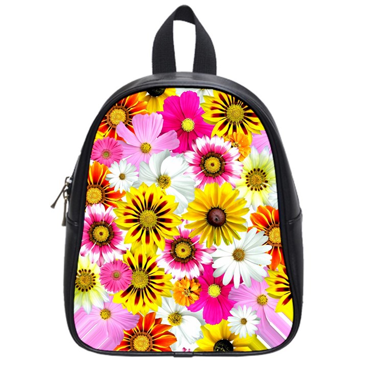 Flowers Blossom Bloom Nature Plant School Bag (Small)