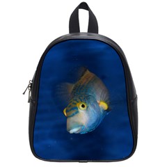 Fish Blue Animal Water Nature School Bag (small)