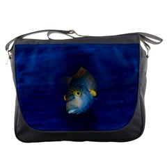 Fish Blue Animal Water Nature Messenger Bag by Hannah976