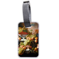 Abundance Of Fruit Severin Roesen Luggage Tag (two Sides) by Hannah976