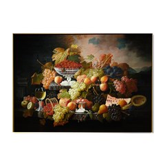 Abundance Of Fruit Severin Roesen Crystal Sticker (a4) by Hannah976