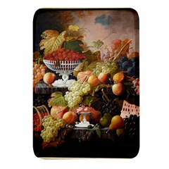 Abundance Of Fruit Severin Roesen Rectangular Glass Fridge Magnet (4 Pack)