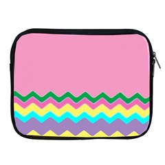 Easter Chevron Pattern Stripes Apple Ipad 2/3/4 Zipper Cases by Hannah976