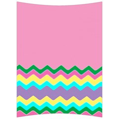 Easter Chevron Pattern Stripes Back Support Cushion by Hannah976