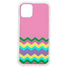 Easter Chevron Pattern Stripes Iphone 12 Mini Tpu Uv Print Case	 by Hannah976