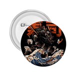 Sushi Dragon Japanese 2.25  Buttons Front