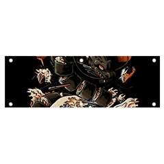 Sushi Dragon Japanese Banner And Sign 6  X 2  by Bedest