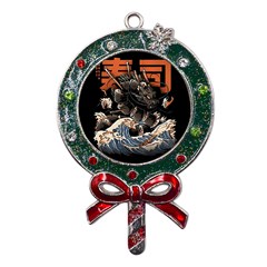 Sushi Dragon Japanese Metal X mas Lollipop With Crystal Ornament by Bedest