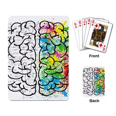 Brain Mind Psychology Idea Drawing Playing Cards Single Design (rectangle) by Ndabl3x