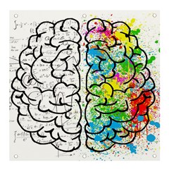 Brain Mind Psychology Idea Drawing Banner And Sign 4  X 4  by Ndabl3x