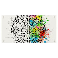 Brain Mind Psychology Idea Drawing Banner And Sign 6  X 3  by Ndabl3x