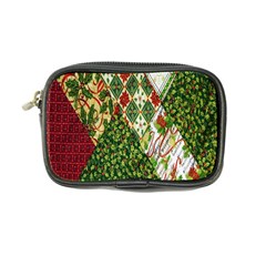 Christmas Quilt Background Coin Purse