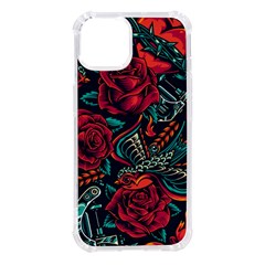 Vintage Flash Tattoos Designs Seamless Pattern Iphone 14 Tpu Uv Print Case