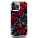 Vintage Flash Tattoos Designs Seamless Pattern iPhone 13 Pro Max TPU UV Print Case Front