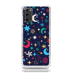 Colorful Background Moons Stars Samsung Galaxy S20 6 2 Inch Tpu Uv Case by Ndabl3x