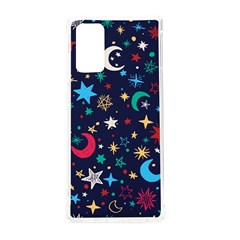 Colorful Background Moons Stars Samsung Galaxy Note 20 Tpu Uv Case by Ndabl3x