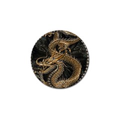 Fantasy Dragon Pentagram Golf Ball Marker