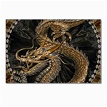 Fantasy Dragon Pentagram Postcards 5  x 7  (Pkg of 10) Front