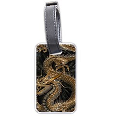 Fantasy Dragon Pentagram Luggage Tag (one Side)