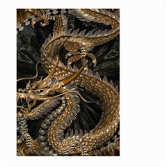 Fantasy Dragon Pentagram Large Garden Flag (two Sides)