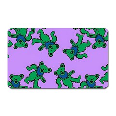 Grateful Dead Bears Magnet (rectangular) by Cendanart