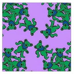 Grateful Dead Bears Square Satin Scarf (36  X 36 )