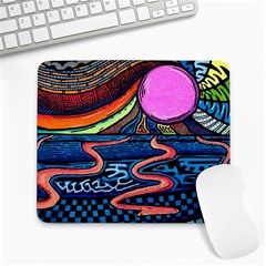 Grateful Dead Wallpaper Large Mousepad by Cendanart