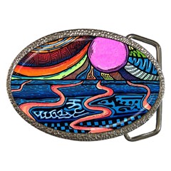 Grateful Dead Wallpaper Belt Buckles by Cendanart