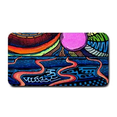 Grateful Dead Wallpaper Medium Bar Mat by Cendanart