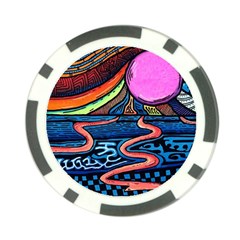 Grateful Dead Wallpaper Poker Chip Card Guard (10 Pack) by Cendanart