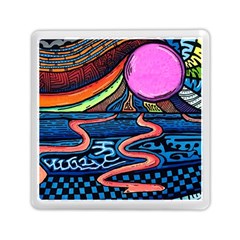 Grateful Dead Wallpaper Memory Card Reader (square) by Cendanart