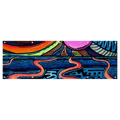 Grateful Dead Wallpaper Banner And Sign 12  X 4  by Cendanart