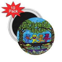 Dancing Bears Grateful Dead 2 25  Magnets (10 Pack)  by Cendanart