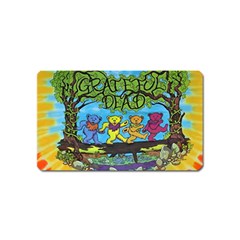 Dancing Bears Grateful Dead Magnet (name Card) by Cendanart