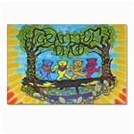 Dancing Bears Grateful Dead Postcard 4 x 6  (Pkg of 10) Front