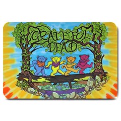 Dancing Bears Grateful Dead Large Doormat by Cendanart