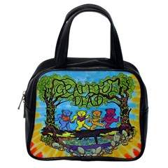 Dancing Bears Grateful Dead Classic Handbag (one Side) by Cendanart