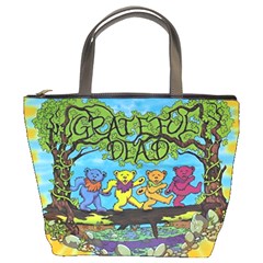 Dancing Bears Grateful Dead Bucket Bag by Cendanart