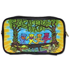 Dancing Bears Grateful Dead Toiletries Bag (one Side) by Cendanart