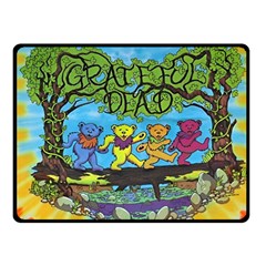 Dancing Bears Grateful Dead Fleece Blanket (small) by Cendanart