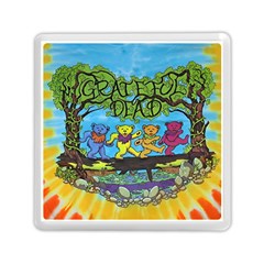 Dancing Bears Grateful Dead Memory Card Reader (square) by Cendanart