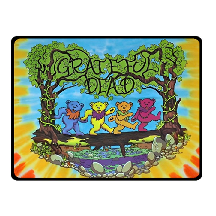 Dancing Bears Grateful Dead Two Sides Fleece Blanket (Small)