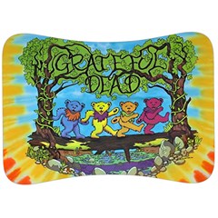 Dancing Bears Grateful Dead Velour Seat Head Rest Cushion by Cendanart