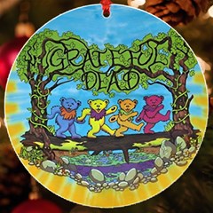 Dancing Bears Grateful Dead Uv Print Acrylic Ornament Round