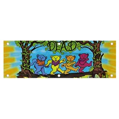 Dancing Bears Grateful Dead Banner And Sign 6  X 2  by Cendanart