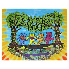 Dancing Bears Grateful Dead Premium Plush Fleece Blanket (medium) by Cendanart